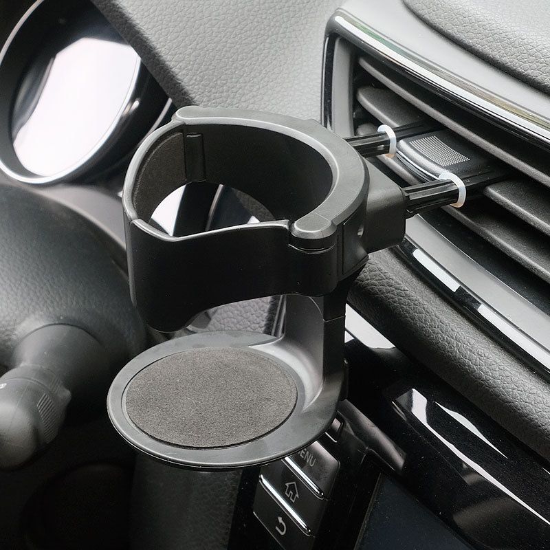Waterproof ABS Vehicle Air Vents Cup Expander Accessories, Universal Durable Automotive Ashtray Holder (Black) โ image 3