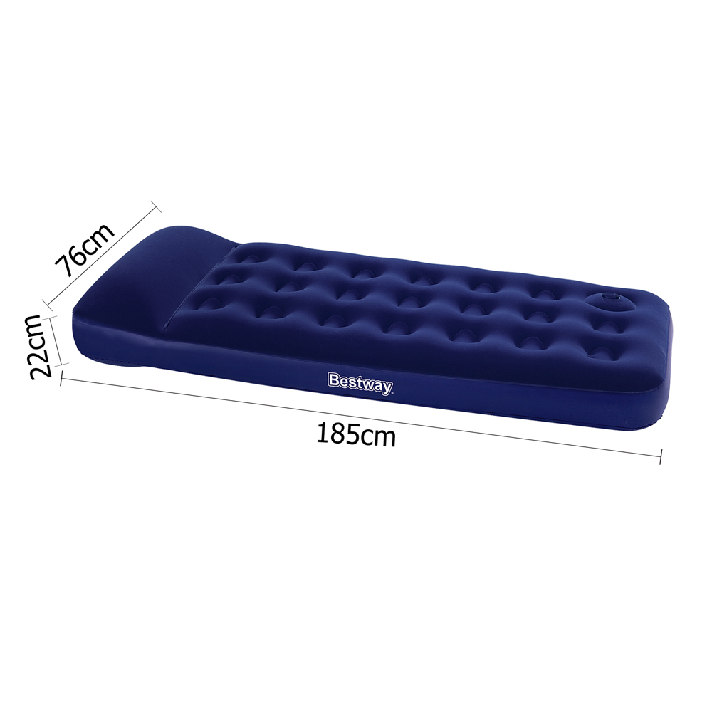 Bestway Single Size Inflatable Air Mattress - Navy โ image 2