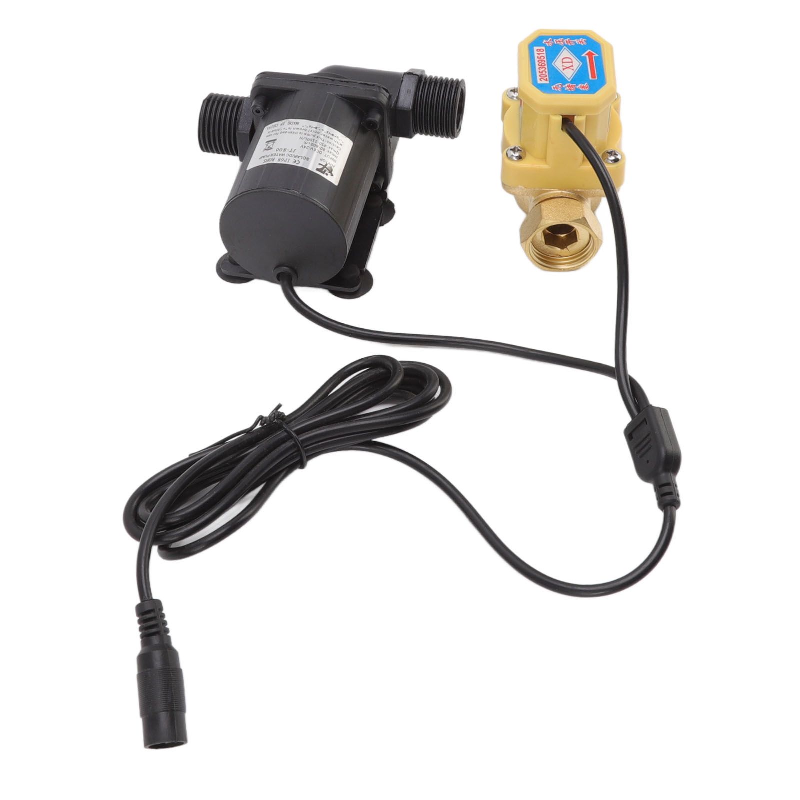 DC Brushless Pump Quiet Solar Water Heater Booster Pump with Flow Switch 6v-24v G1/2 Male Thread โ image 4