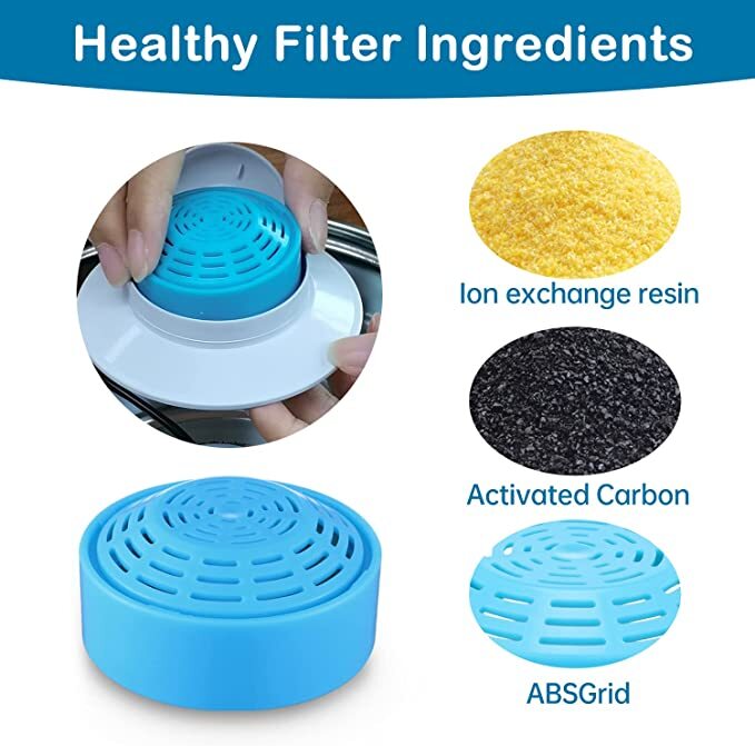 YES4PETS 8 x Pet Dog Cat Fountain Filter Replacement Activated Carbon Exchange Filtration Water Dispenser Compatible — image 2