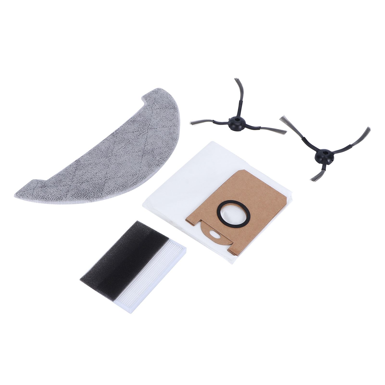 Side Brush Filter Dust Bag Kit Robot Vacuum Cleaner Parts Fit for Proscenic M7 MAX — image 2