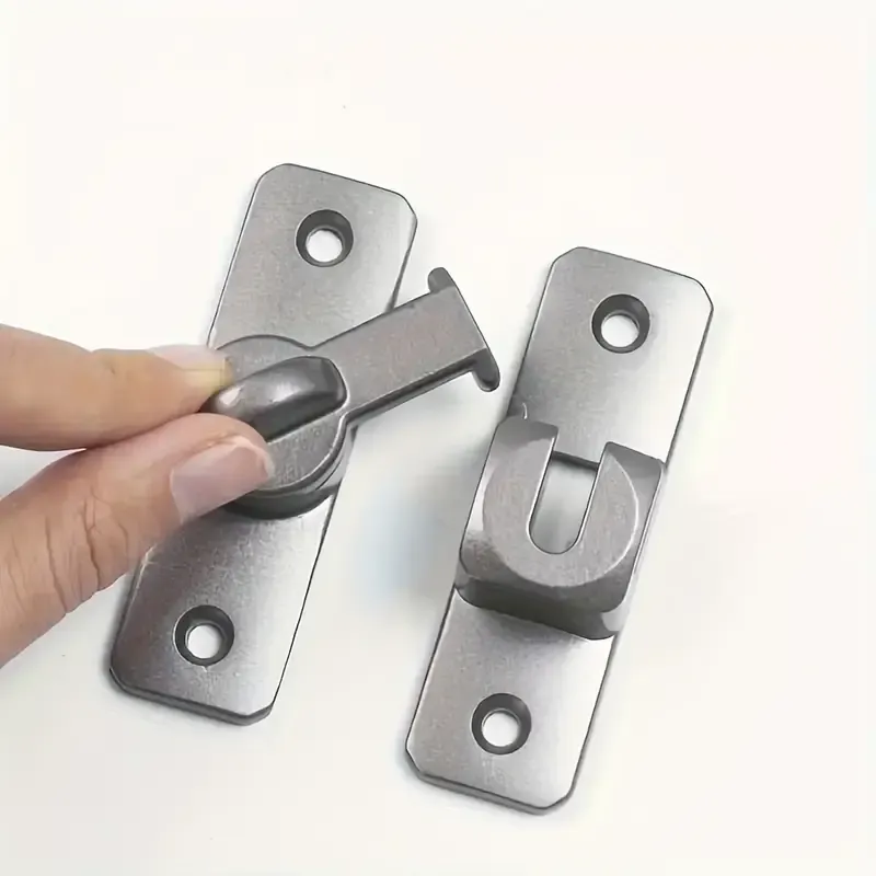 Aluminum alloy baked paint barrel bolt lock, 180° rotation universal left/right, double self-locking anti-pry, practical choice for multi-scenario — image 2