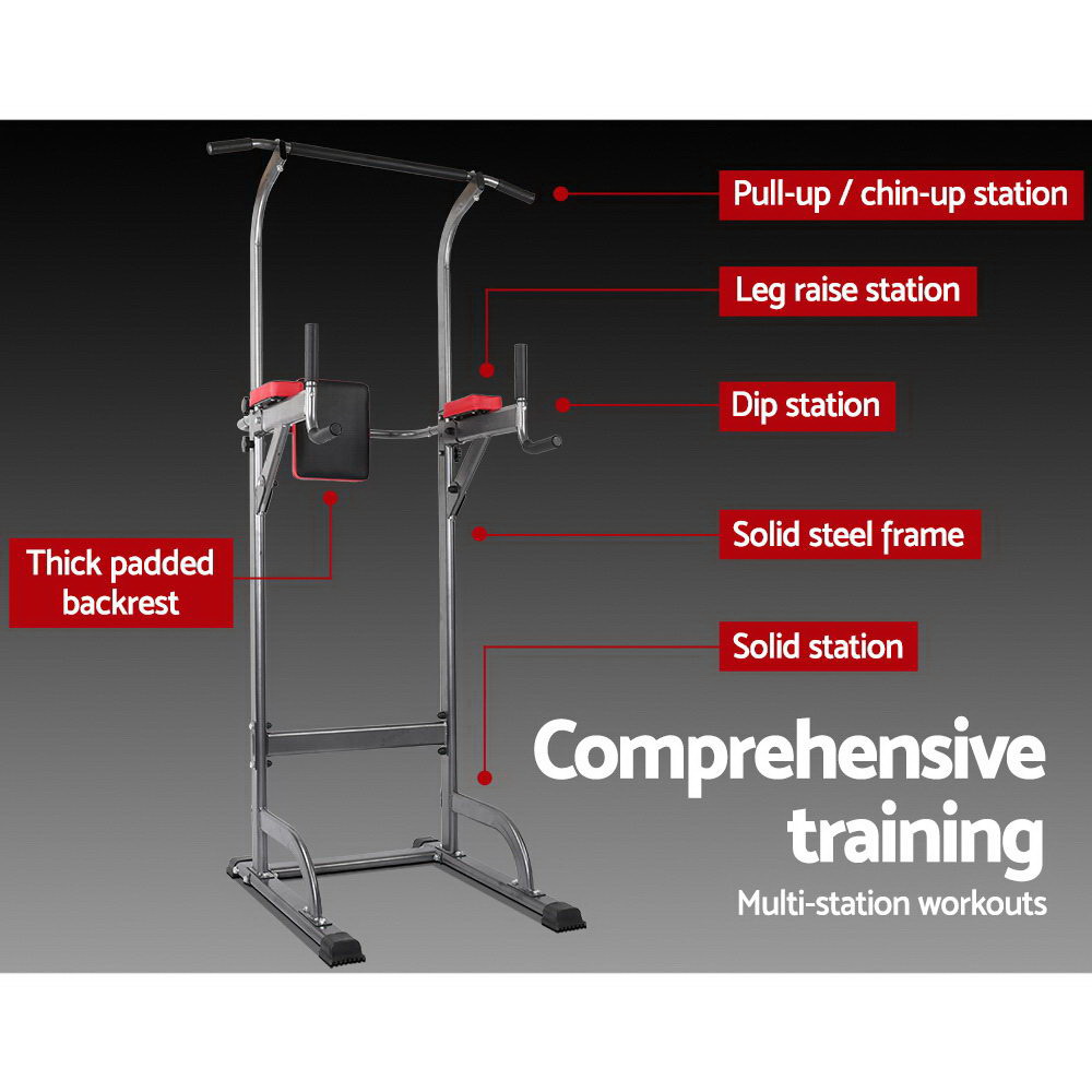 Everfit Weight Bench Chin Up Tower Bench Press Home Gym Wokout 200kg Capacity โ image 3