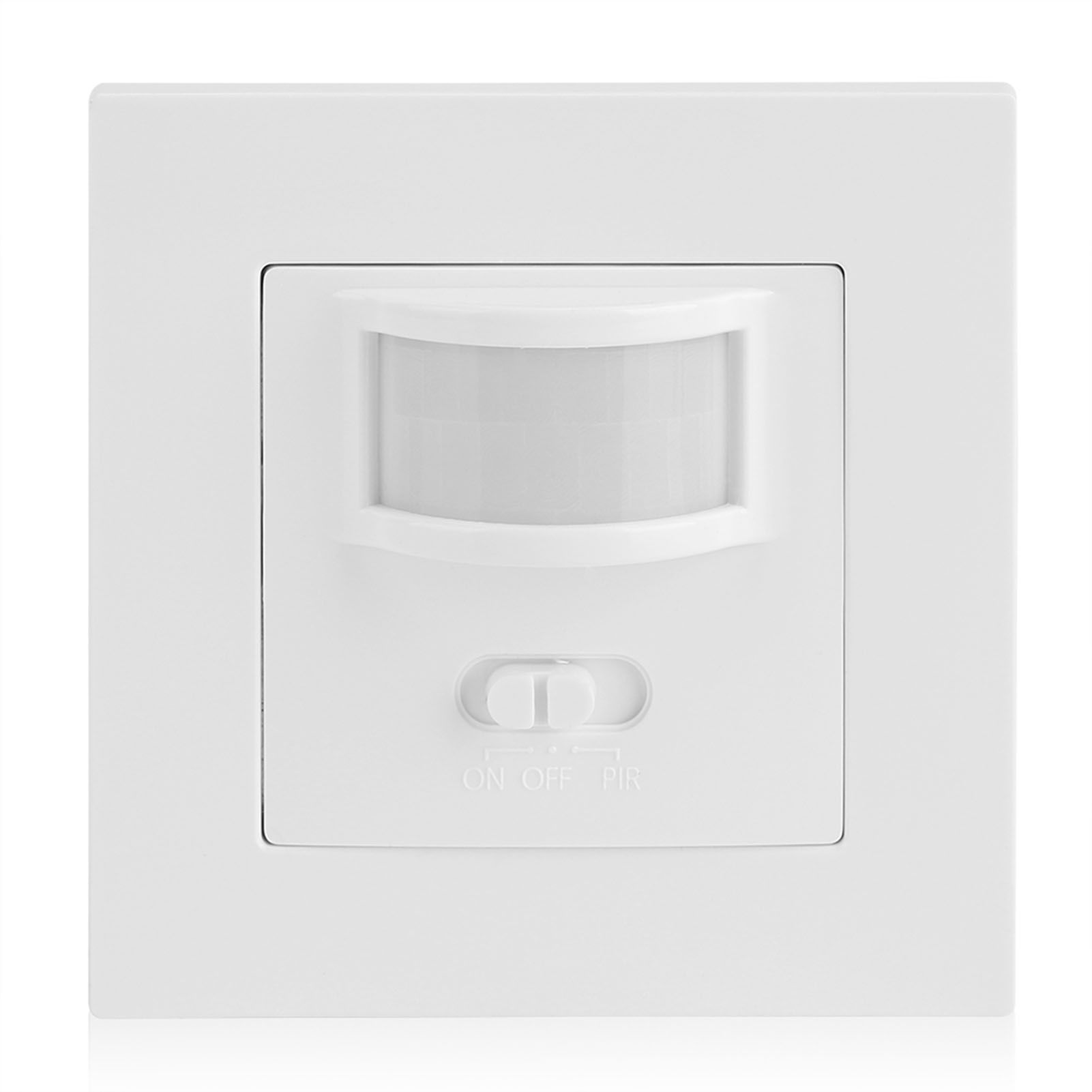 AC 110V‑240V Infrared PIR Motion Sensor Recessed Wall Lamp Light Bulb Switch — image 2