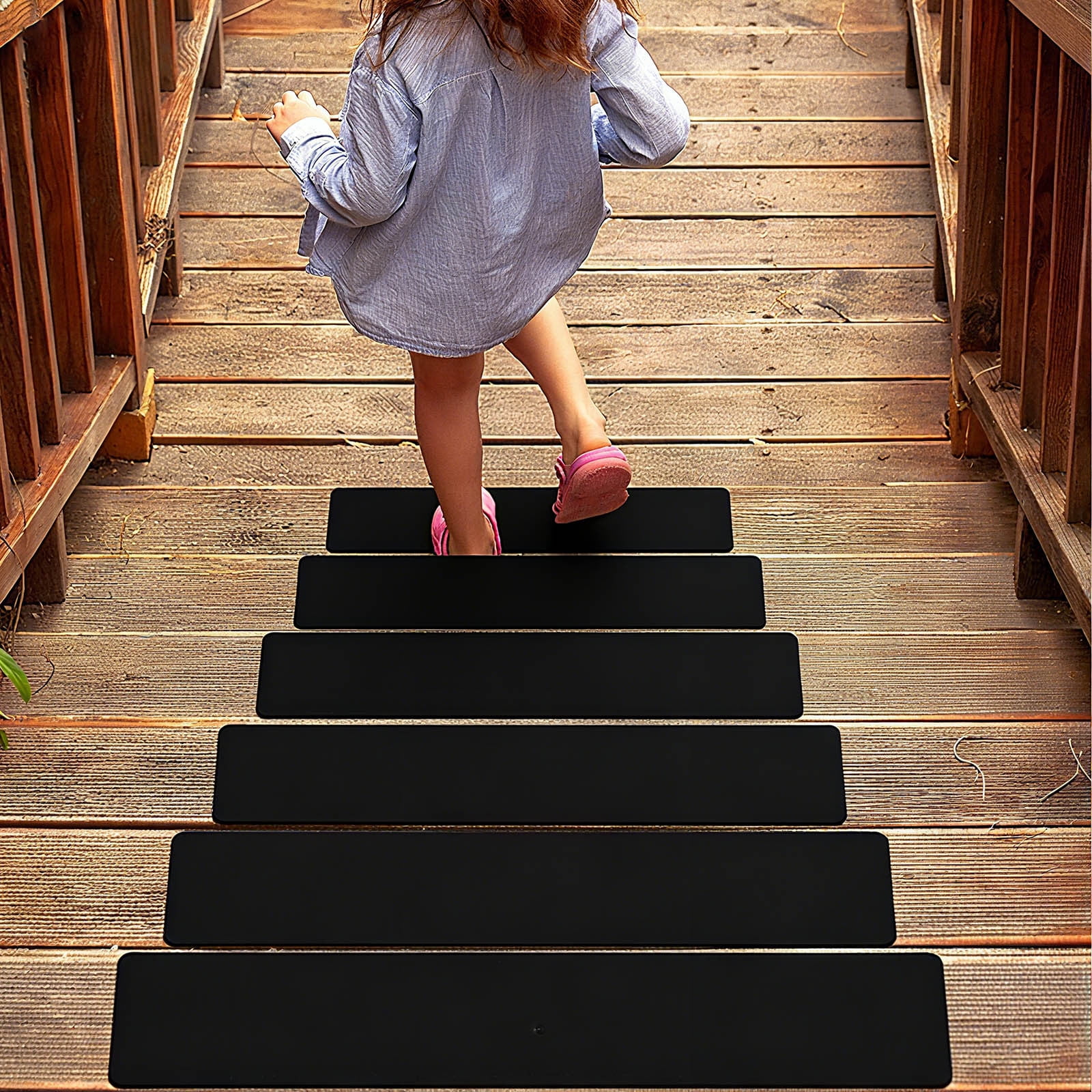 5-Pack Weather Resistant Exterior Grip Tape, Outdoor Stair Treads Non Slip for Wooden Steps - Non Slip Stair Treads - Anti, 61 x 9.9 cm โ image 2