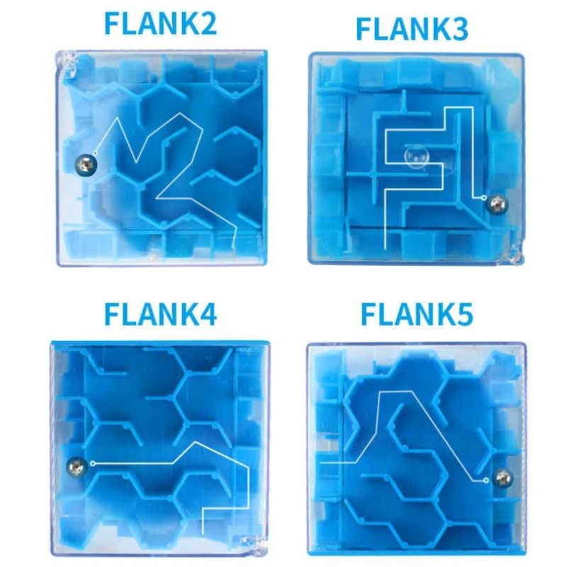 Money Maze Puzzle Box, Money Maze Box for Cash Funny Maze Money Box Blue Translucent Money Box for Cash Gift Money โ image 5