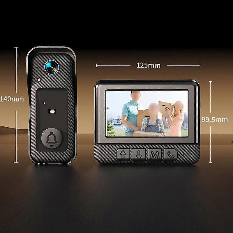 X6 Wireless Video Doorbell, Night Vision, Black โ image 2