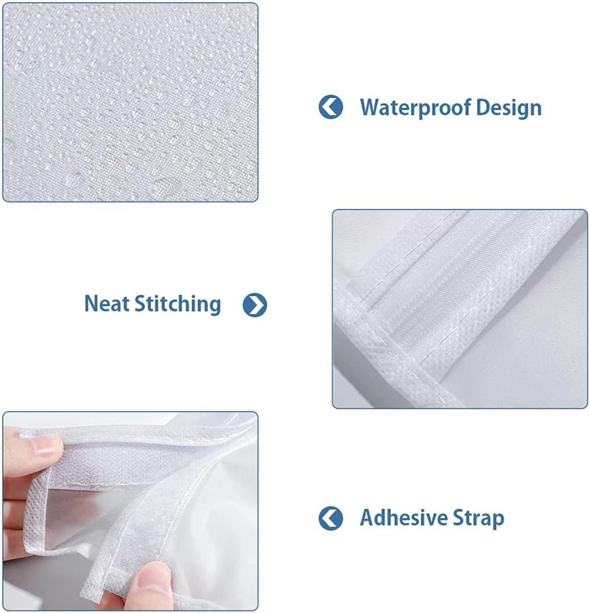 Garment Cover - Clothes Hanging Protector - Clothes Storage Bag - Garment Bag - Hanging Storage Bag - Transparent - Waterproof - For Wardrobe and Clothes Rack — image 2