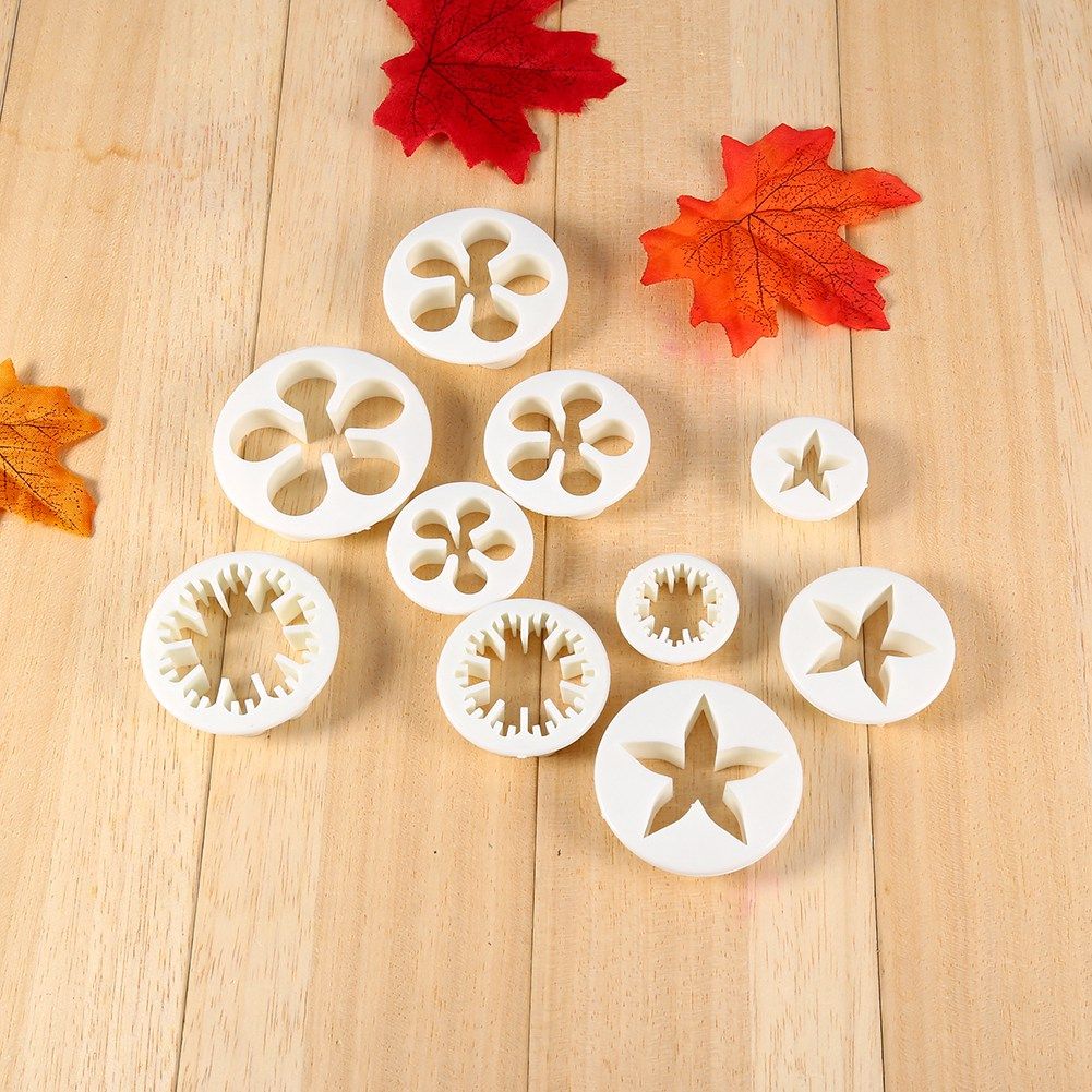 46 PCS Flower Fondant Cake Sugarcraft Decorating Kit Cutters Tools Mold Sets — image 4