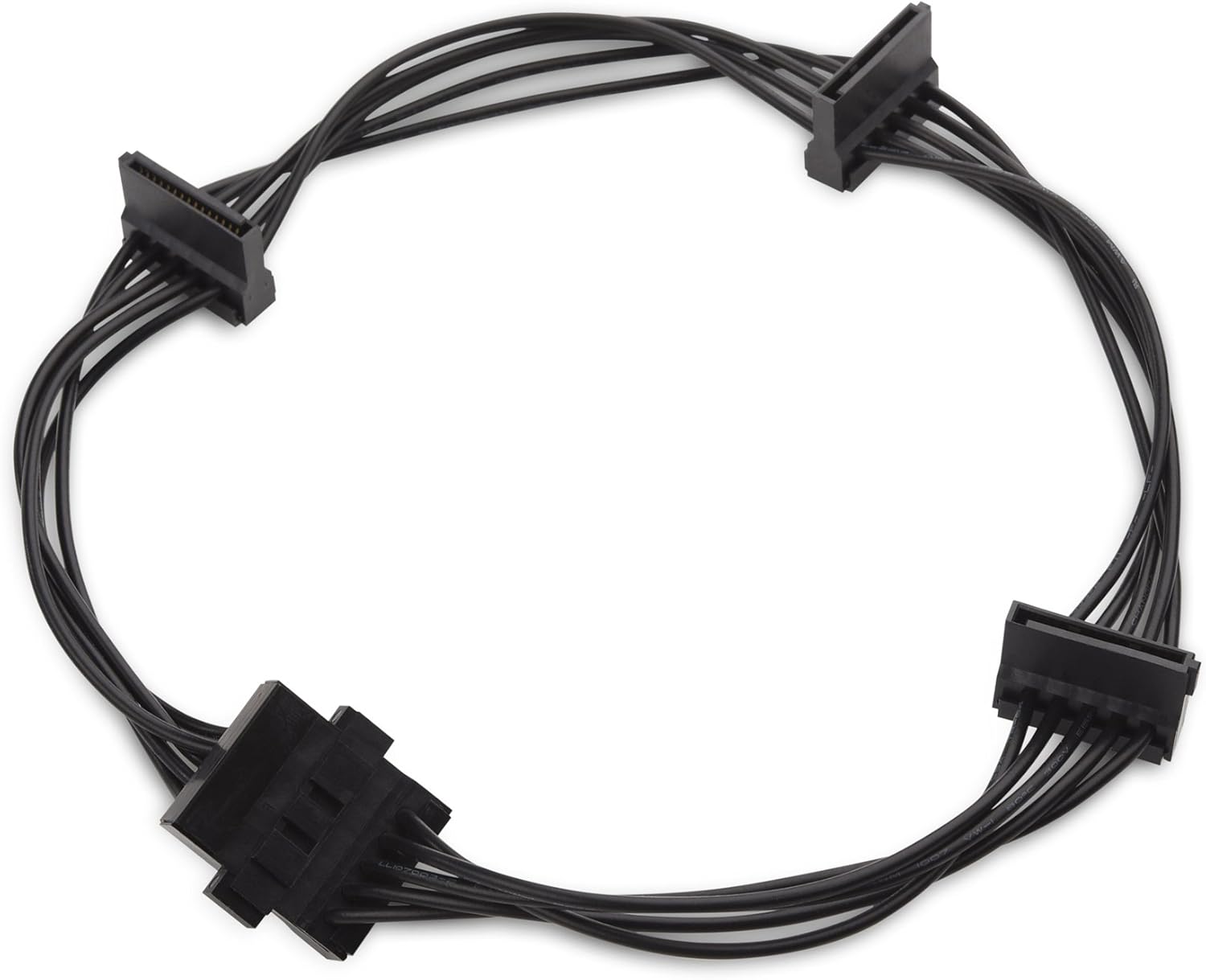 2-Pack 15 Pin SATA to 4 SATA Power Splitter Cable - 18 Inches โ image 5