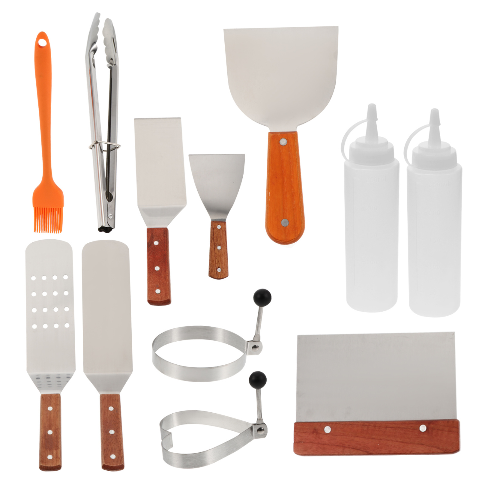 Grill Accessory Bbq Grill Utensils Set Stainless Steel 1 Set 12Pcs — image 4