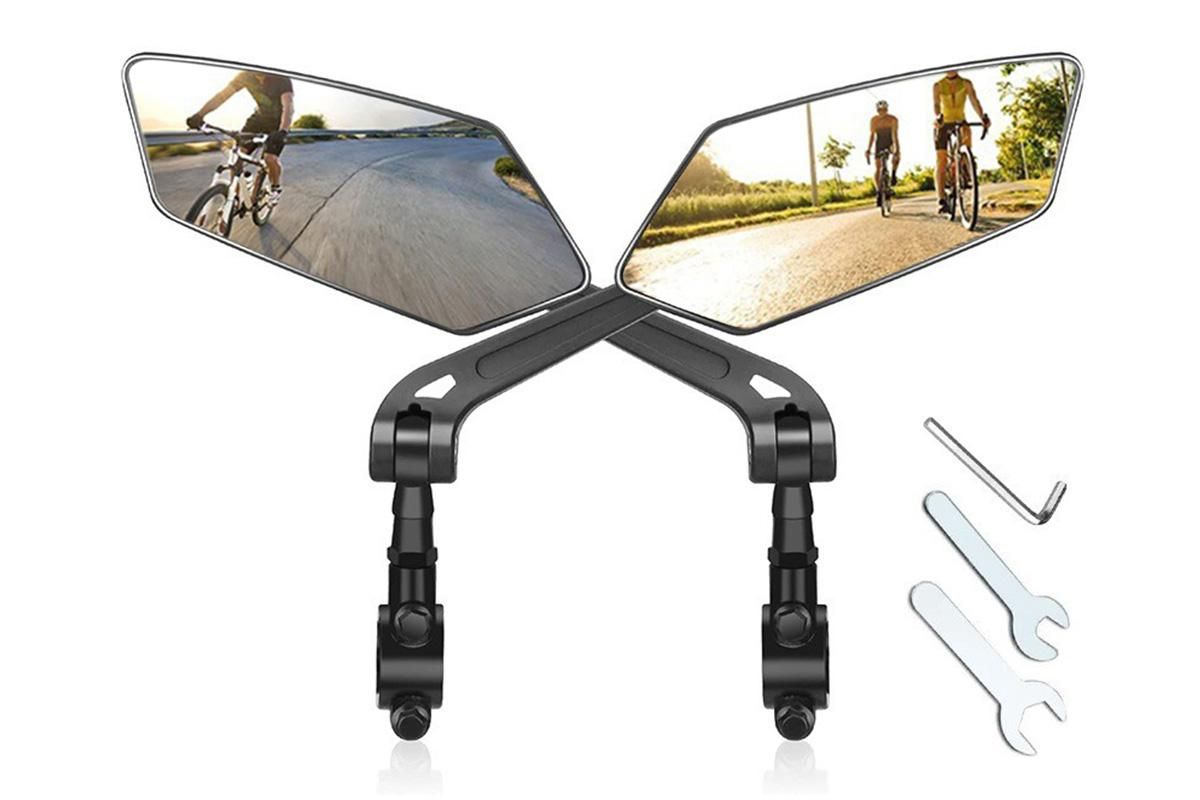 Mountain Bike Rearview Mirror Adjustable Rotatable Handlebar Bicycle Mirror