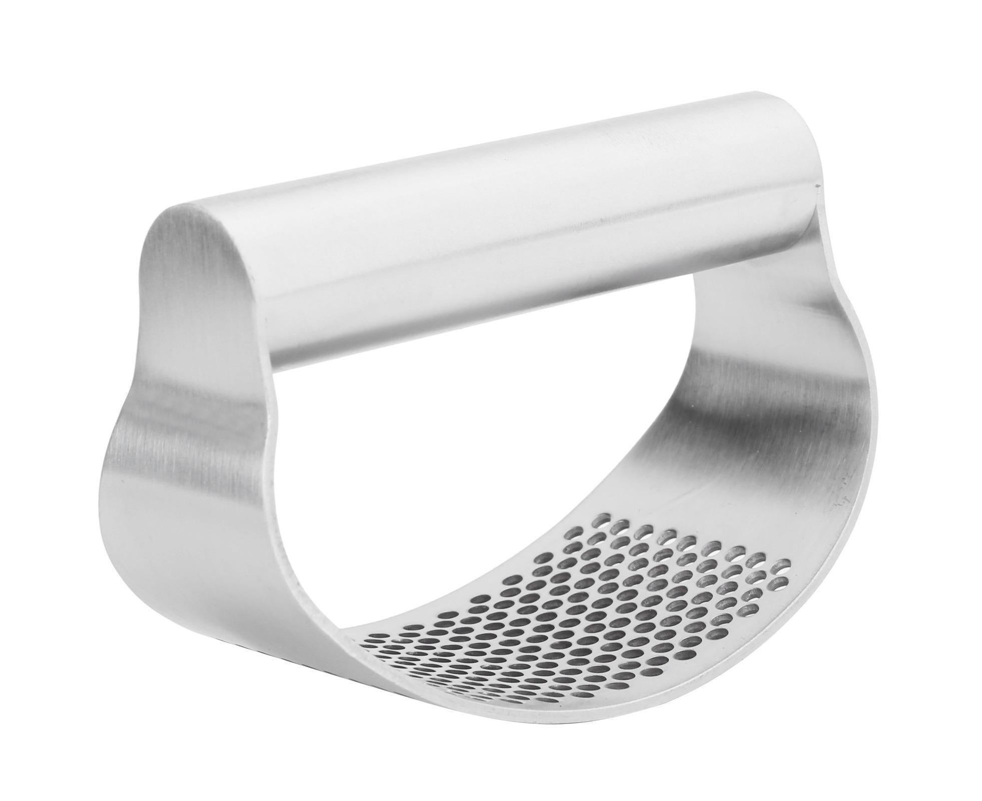 Manual Garlic Press Masher Crusher Squeezer with Brush Peeler Kit Kitchen Gadget Set — image 3