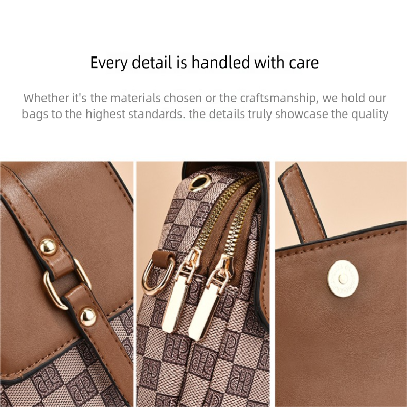 Beige and terracotta Women's Mini Crossbody Phone Bag Compact PU Leather with Multiple Pockets and Headphone Port for Daily Travel Stylish Hands-Free Storage — image 2