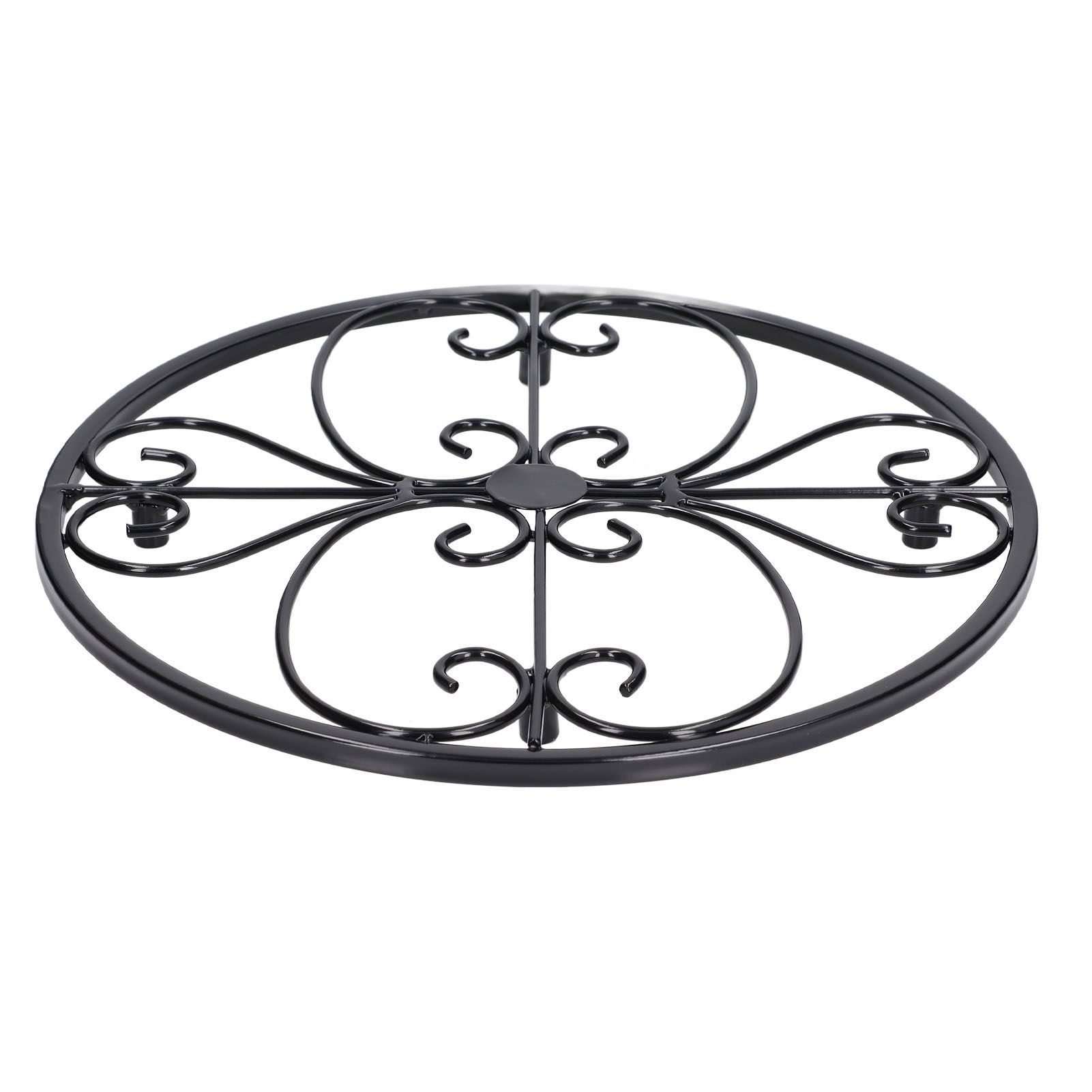 Flower Stand Elegant Style Unique Standable Design Durable Stable Easy Movable Plant Shelf for Garden Home — image 2