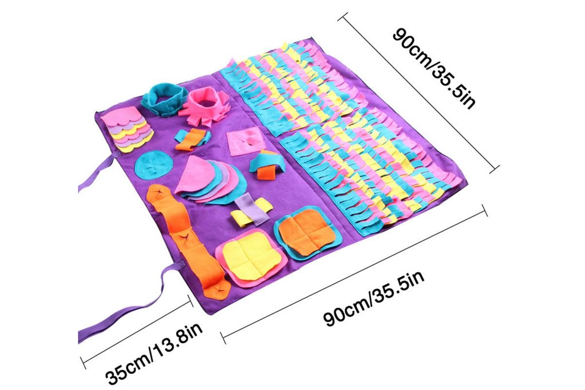Dog Pet Nose Training Sniffing Pad Toys Blanket Game Feeding Cushion Snuffle Mat โ image 2