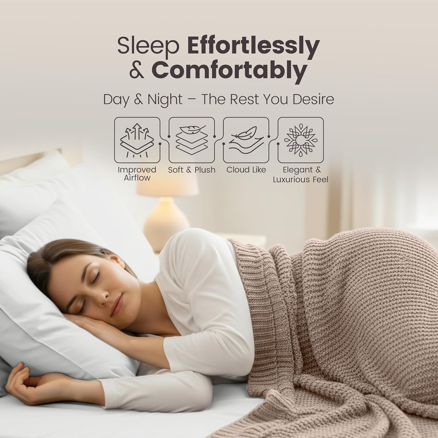 Hotel Quality Fitted Sheet - 1 Piece Fitted Sheet -Breathable Bedding - Wrinkle, Fade, Stain Resistant- 16inch/40cm Deep Pocket Fitted Bed — image 4