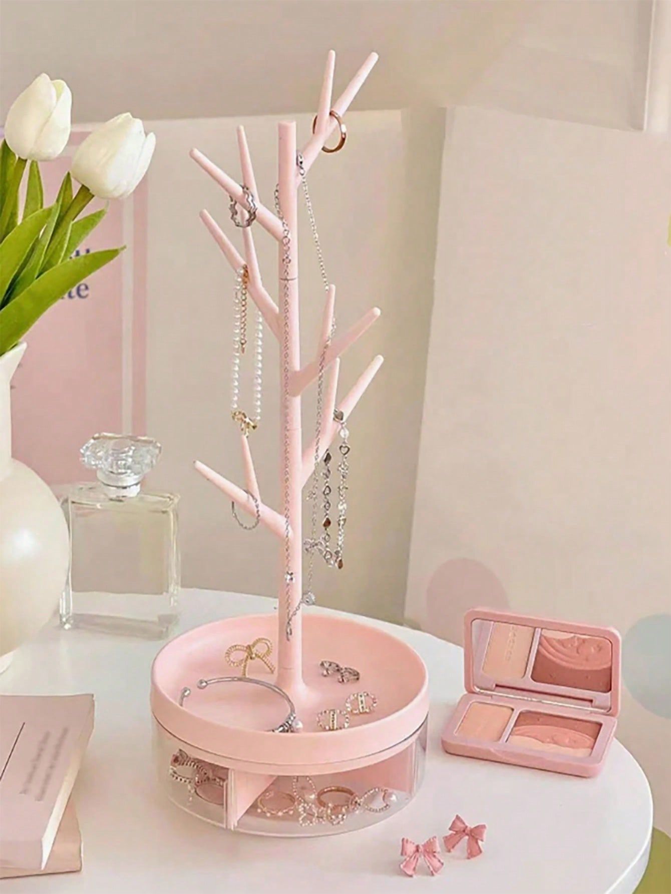 1pc Elegant Jewelry Storage Display Stand For Necklaces Bracelets Earrings Rings Holiday Gifting Christmas Thanksgiving New Year Valentine s Day Home Decor