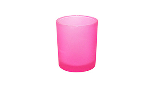 10 Pack Pink Frosted Glass Votive Tealight Candle Holders House Party Centerpiece Xmas Wedding Decor Glass Candlestick Party Decorations Bridal Valentines — image 3