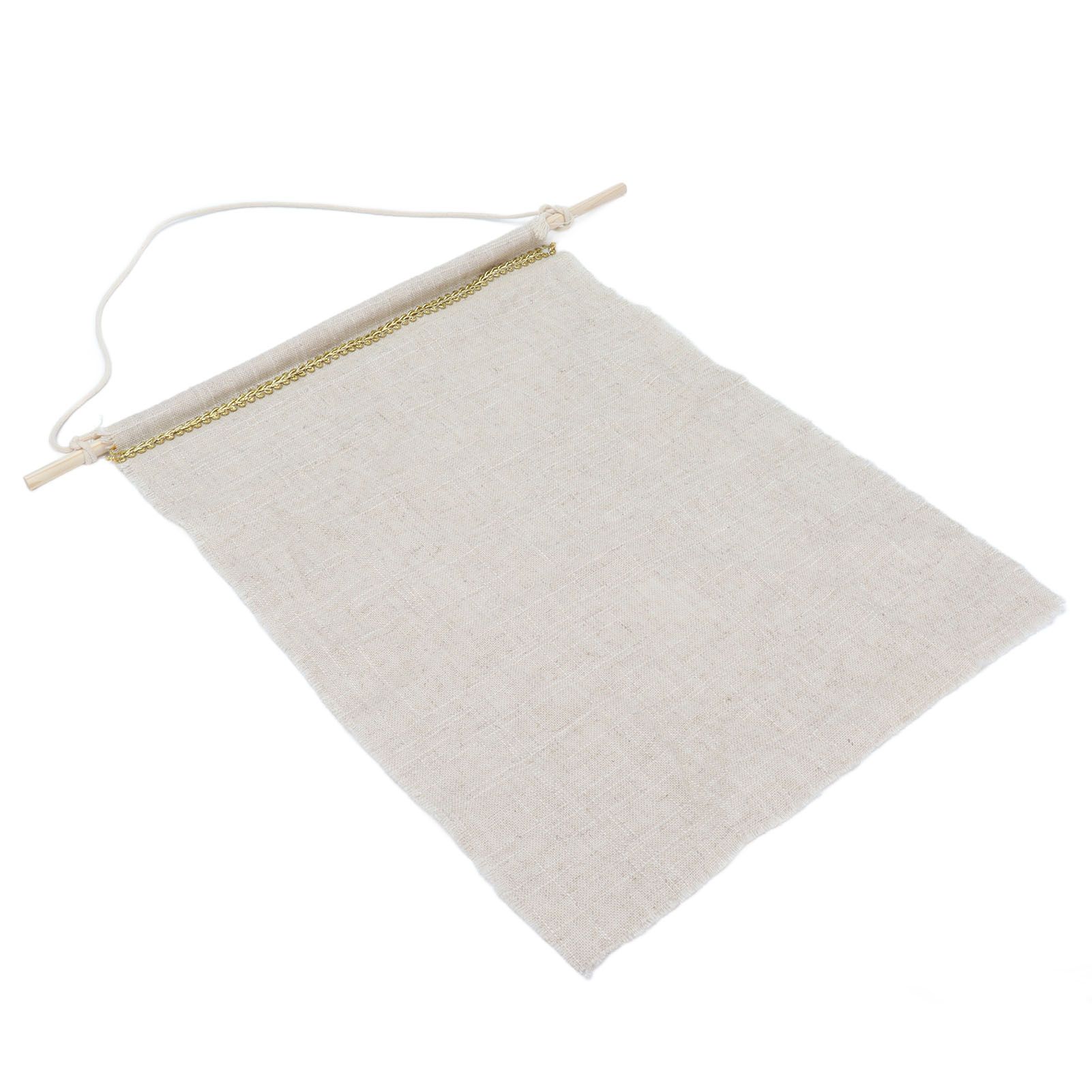 Pockets Cotton Linen Wall Hanging Earrings Storage Bags Multifunctional Home Decor Hanging BagS — image 4