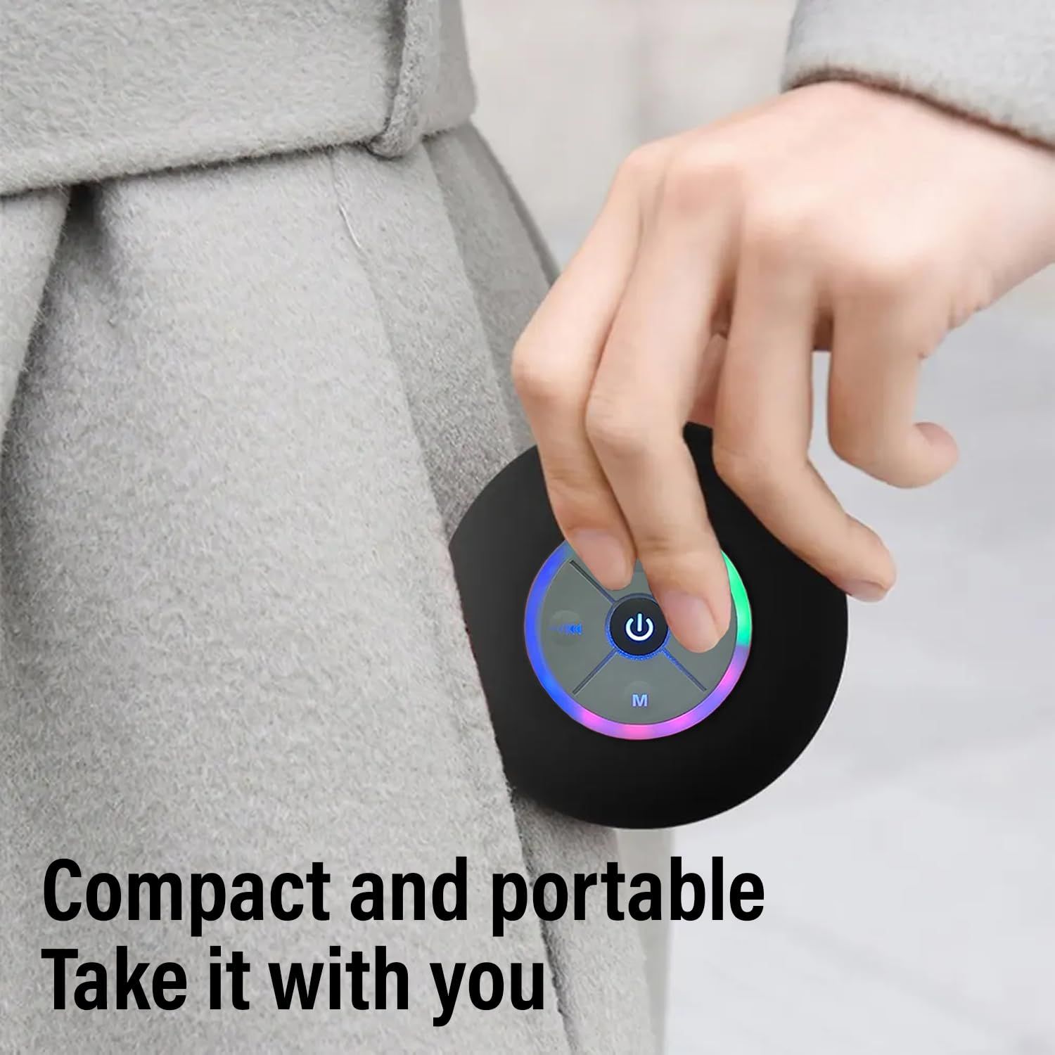 Waterproof Bluetooth Speaker | Mini Portable Waterproof Sucker Shower Speaker | Water Resistant Bluetooth Shower Speaker — image 2