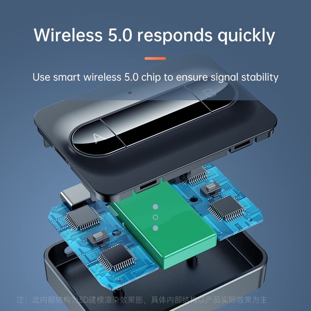 Bluetooth transceiver wireless adapter: 3.5mm auxiliary jack stereo audio input/output - suitable for TV, car headphones, speaker i — image 4