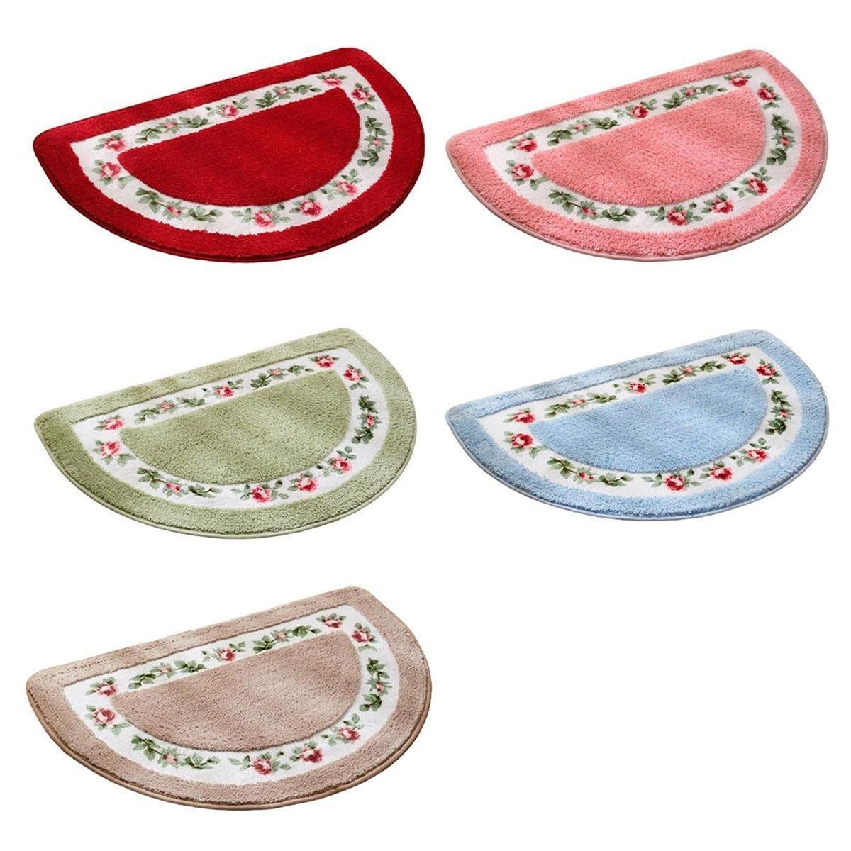 Non Slip Entry Mat Indoor Outdoor Mat Washable Foot Mat Foyer Bedroom - Pink — image 3