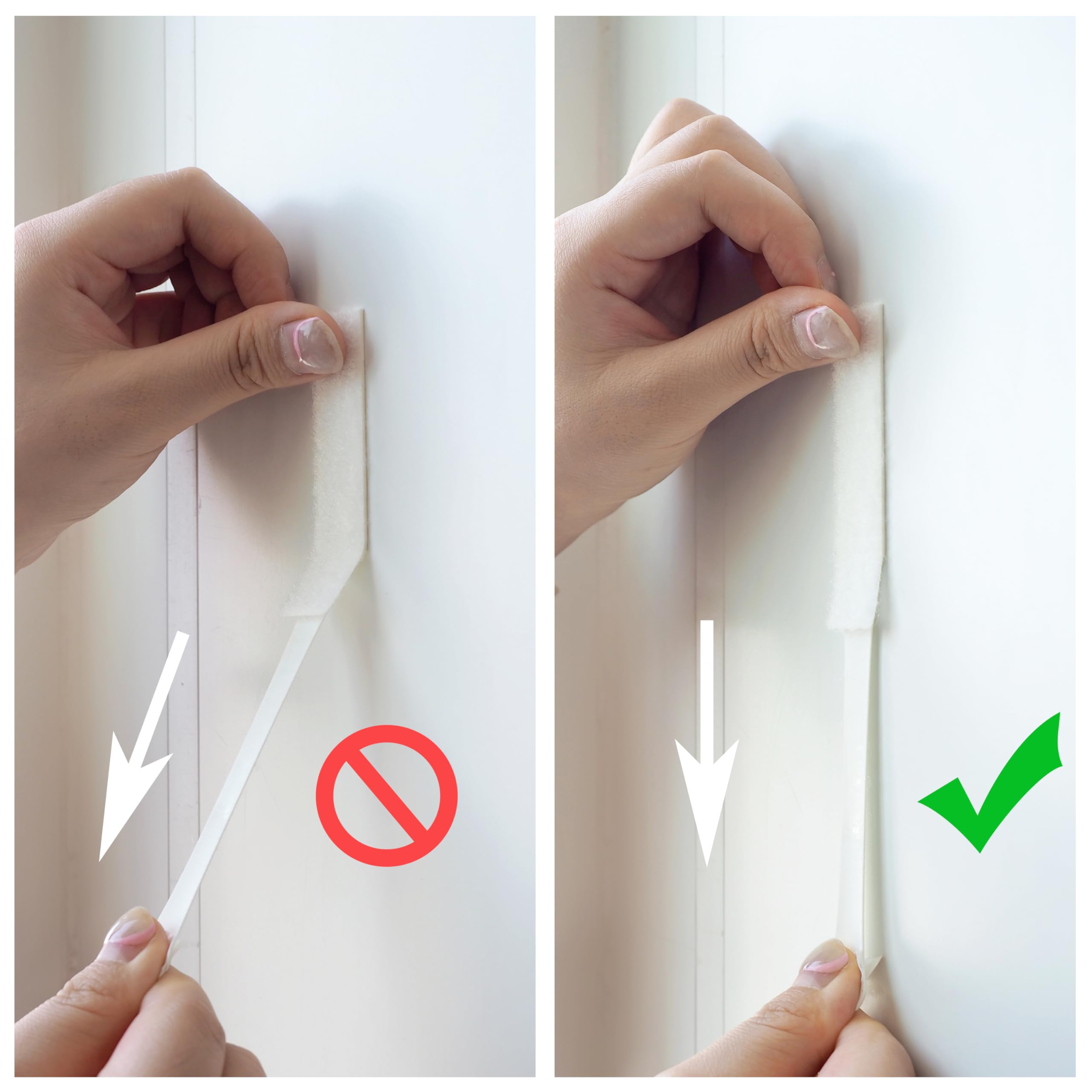 Picture Hanging Strips - No Drilling - Self-Adhesive Velcro - Hanging Picture Frames - Double-Sided Tape - Damage-Free Removal - Poster Strips — image 5