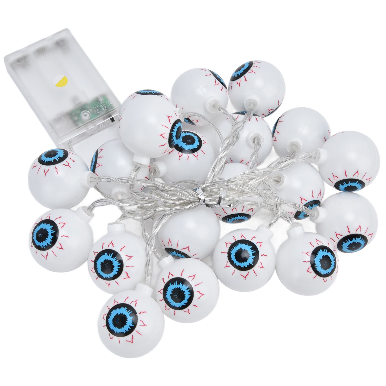 20LED String Light 9.8ft Halloween Ghost Eyeball String Light Bedroom Christmas String Light for Festival Decoration — image 3