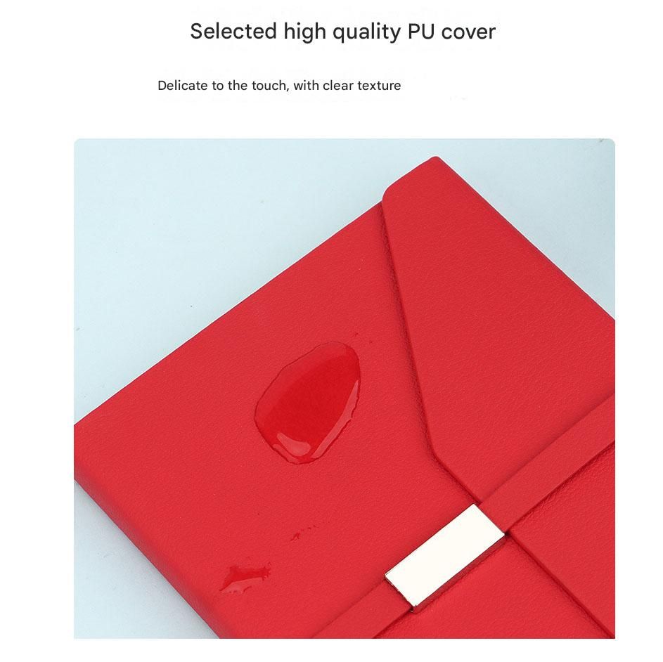 Red Executive A5 Notebook Gift Set with Metal Pen, Business Card Holder and Keychain for Corporate Gifts, Client Appreciation and Office Professionals โ image 5