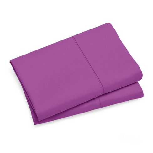 1000TC Premium Ultra Soft Standrad size Pillowcases 2-Pack - Purple — image 3