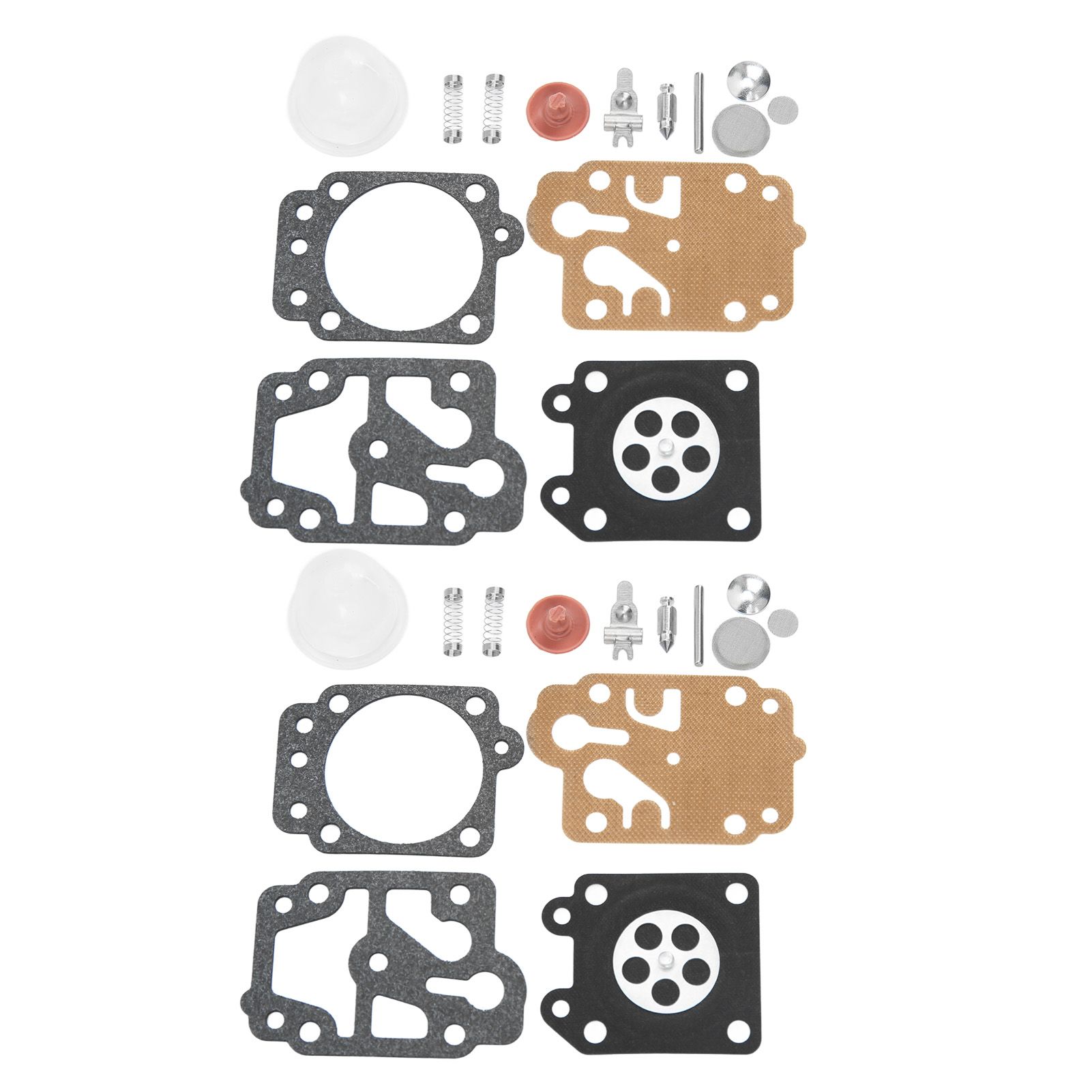 2 Sets Carburetor Diaphragm and Gasket Paper Iron Rubber Carburetor Repair Kit for Walbro 40 5 Chain Saw โ image 3