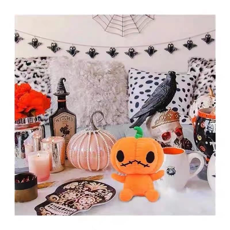 New Pumpkin Plush Toy is The Best Gift for Children for Halloween and Other Holiday Home Party Decorations (Orange) โ image 4