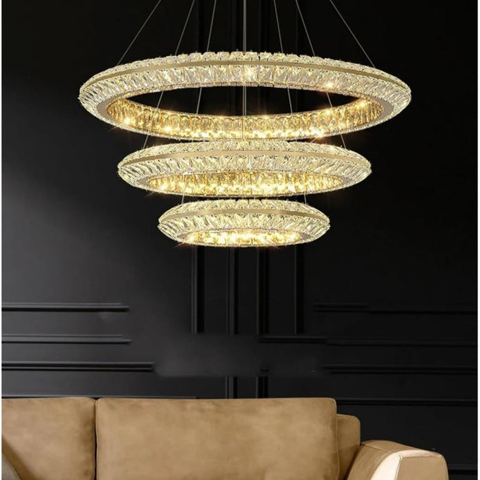 BAMDECOR C3312/3 Crystal Chandelier Living Room Chandelier Crystal Chandelier Room Dining Room lamp New Bedroom Lamps Lighting Villa Light Luxury Post — image 2