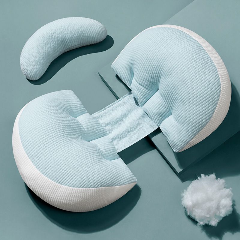 Pregnancy Belly & Back Support Pillow, Adjustable & Fully Machine Washable, High Elasticity & Long-Lasting Shape, Relieves Aches and Pains During
