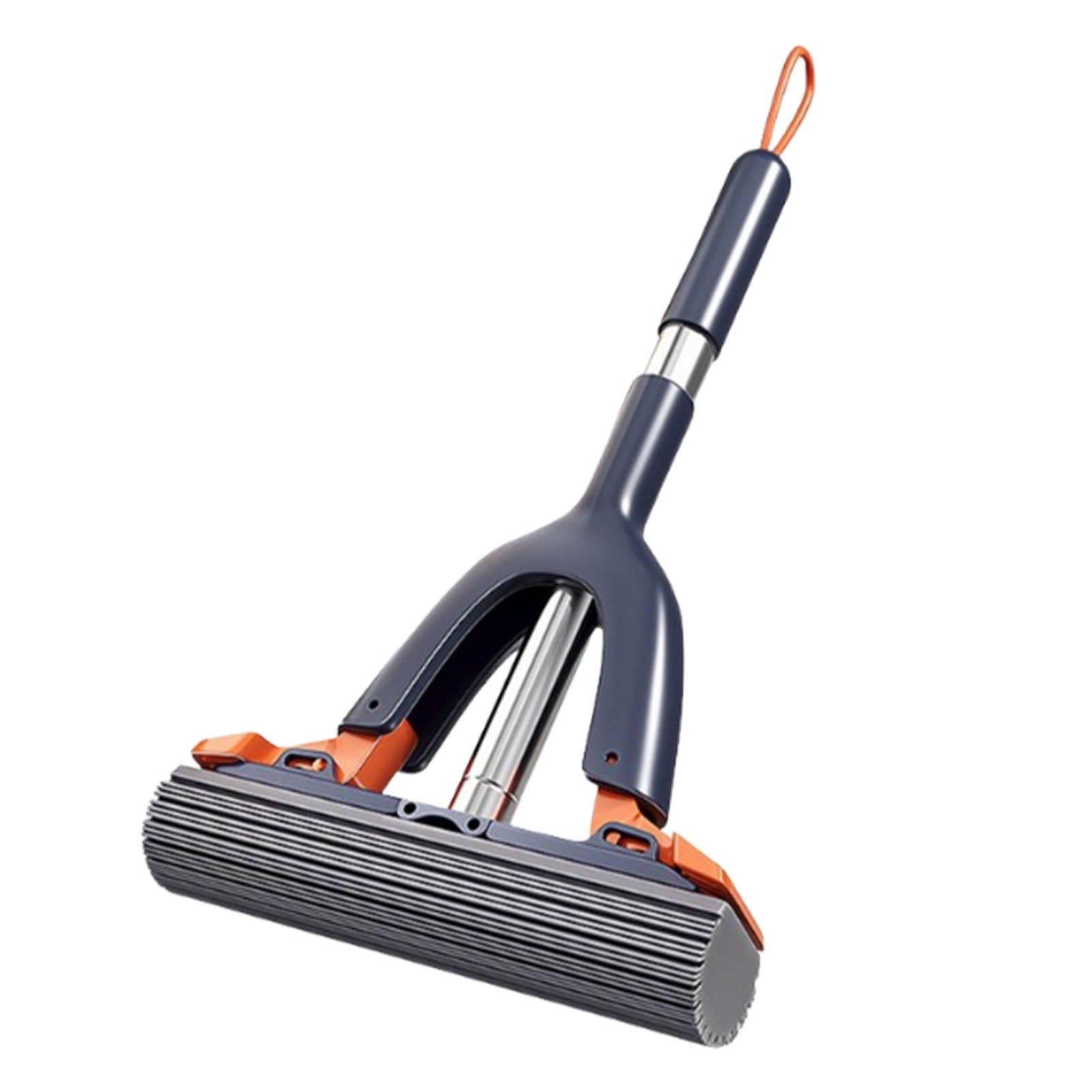 Self Wringing Sponge Mop with Roller, Hands Free Floor Cleaner for Tiles, Timber and Hard Floors, 37 cm Sponge Head โ image 2
