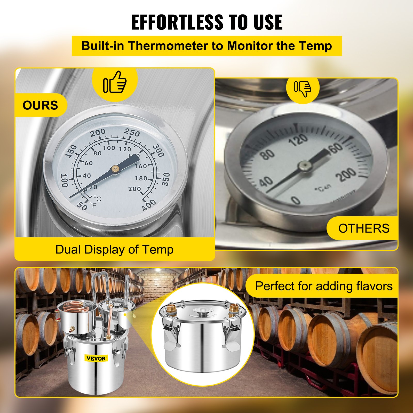 Moonshine Still Water Alcohol Distiller 50L w/Thumper Keg & Water Pump โ image 5