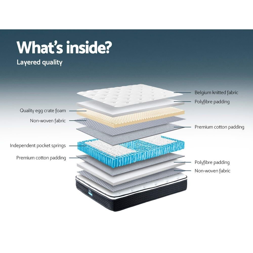 Giselle Bedding 21cm Mattress Euro Top King Single โ image 6