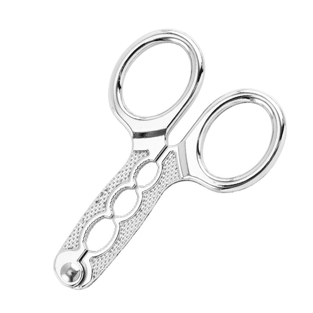 3 pack for Silver Nuts Pistachio Sheller Opener Kitchen Tools Nutcracker Multi-Function Walnut Pine Sheller Opener Nut Crackers Kitchen Utensils