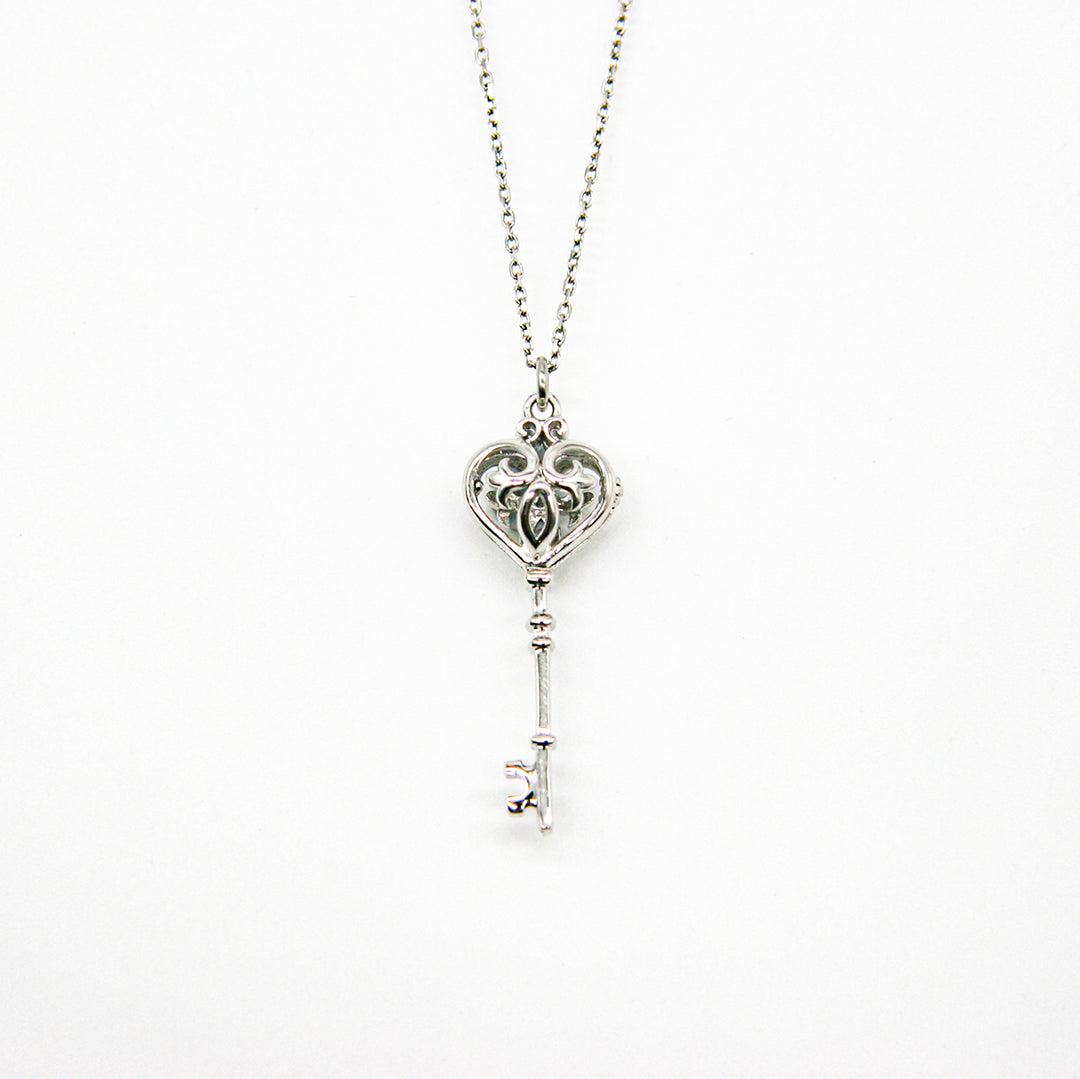 Gift Box - Key White Gold Aroma Necklace + Purify Oil Blend โ image 2