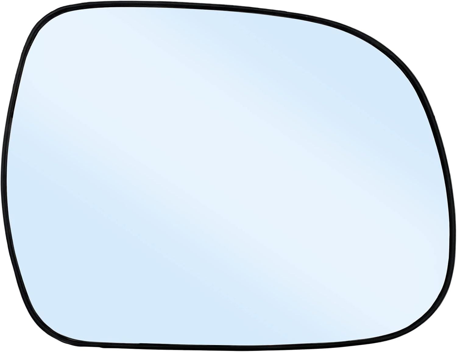 Passenger Right Side Heated Convex Mirror Glass with Rear Holder, Replacement for 2004-2009 Lexus RX330, RX350 and RX400h Models