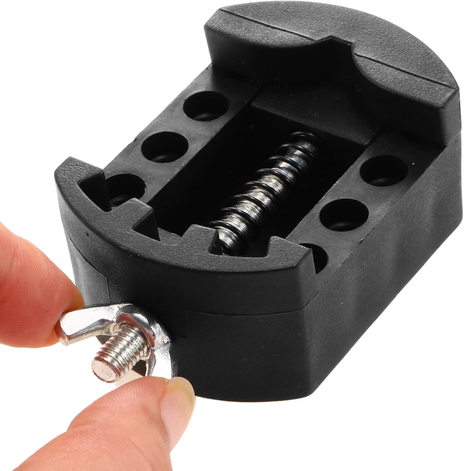 Watch Back Case Cover Remover Holder Tool Adjustable 36mm PE Black — image 3