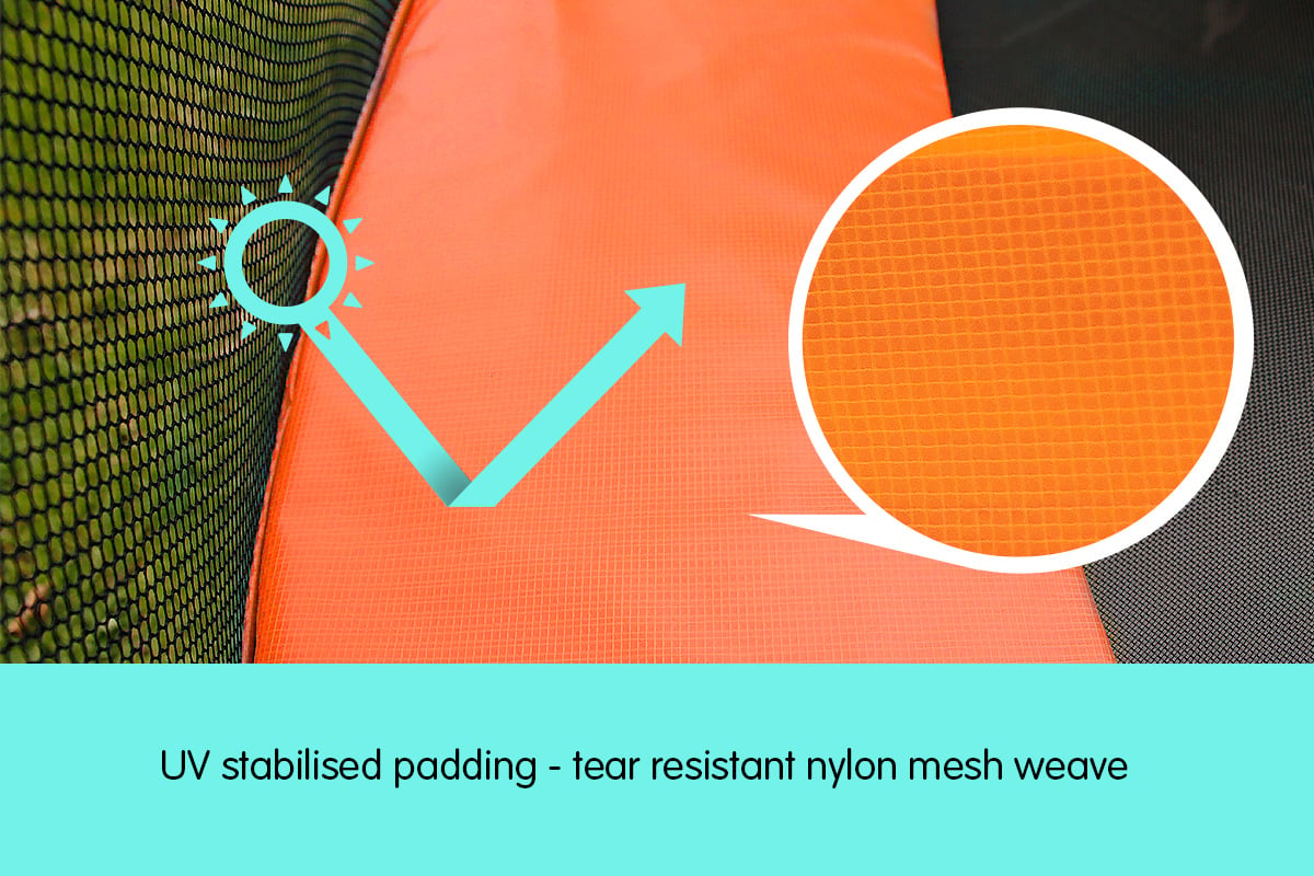Kahuna 6ft Trampoline Replacement Pad Round - Orange — image 2