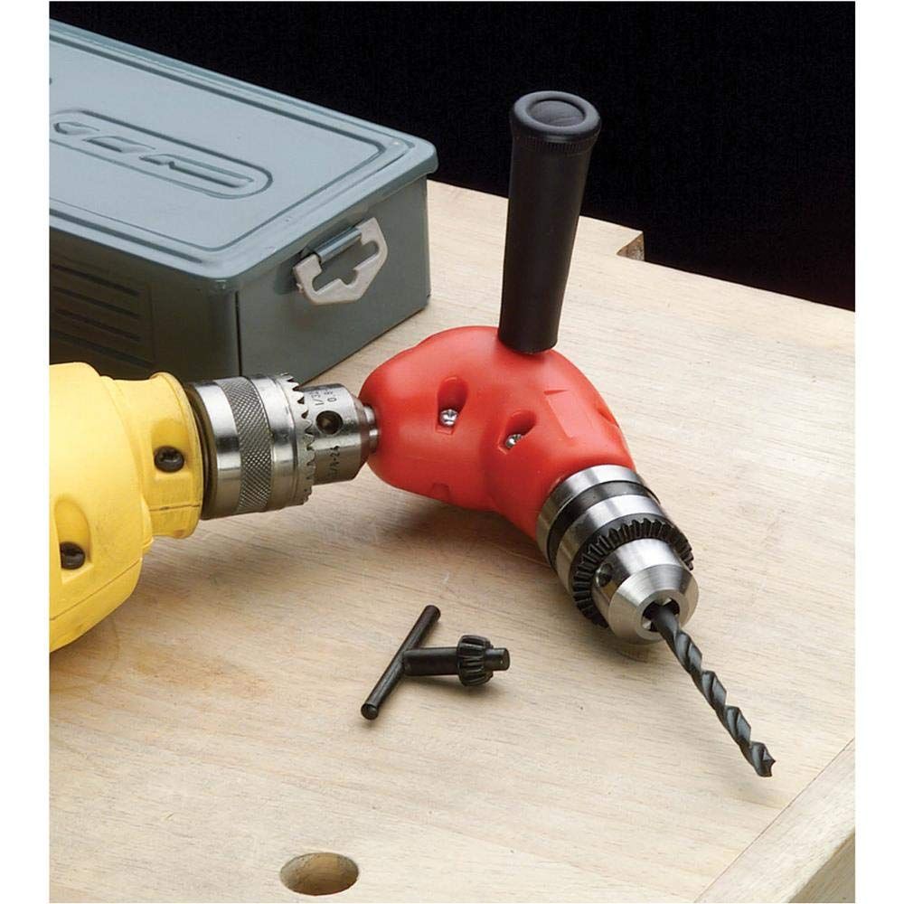 Right Angle Drill AttachmentExtension accessory corner three jaw clamp narrow space maintenance tool — image 2