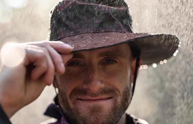 Navy Blue Outdoor Waterproof Wide-Brim Rain Hat - Heavy-Duty Rain Protection โ image 4