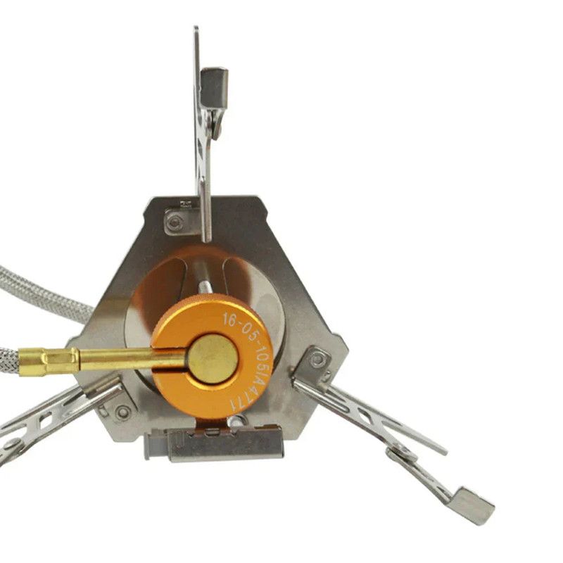 Portable Split Gas Stove Silver — image 2
