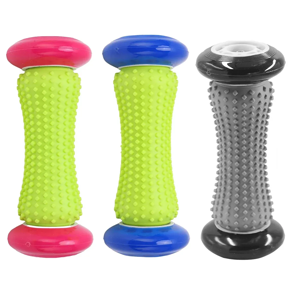 Foot Massage Roller Muscle Relaxation Arch Care Yoga Fitness Tool - Pink โ image 3