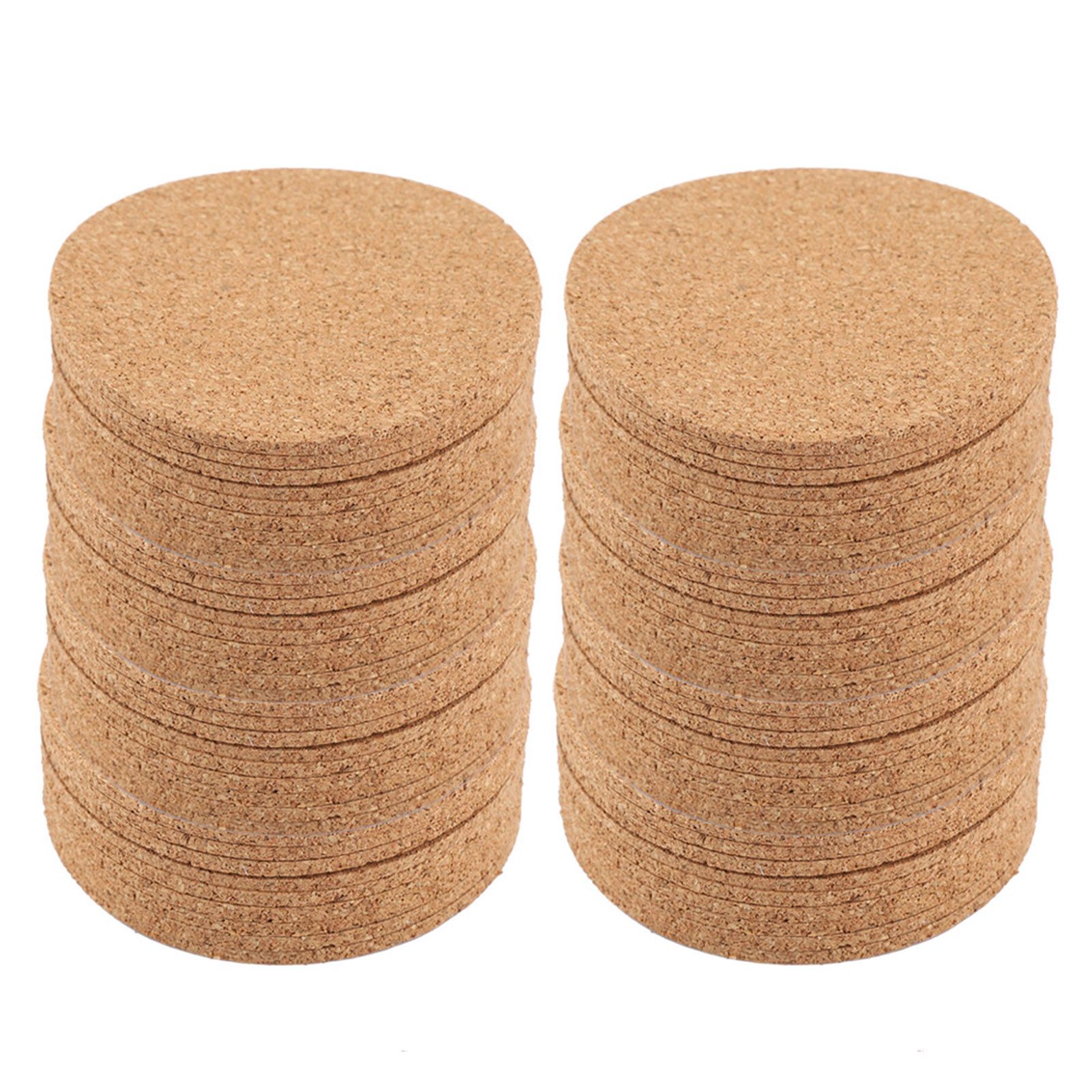 100Pcs Wood Drink Coaster Tea Coffee Cup Mat Pad Wood Tableware Home Decor — image 4