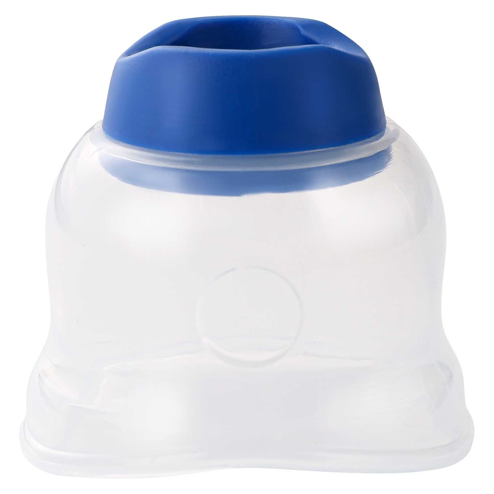 Eye Dropper Adapter, Reusable Ergonomic Dispenser Compatible with Most Standard Bottles, Hygienic One-Hand Operation Blue
