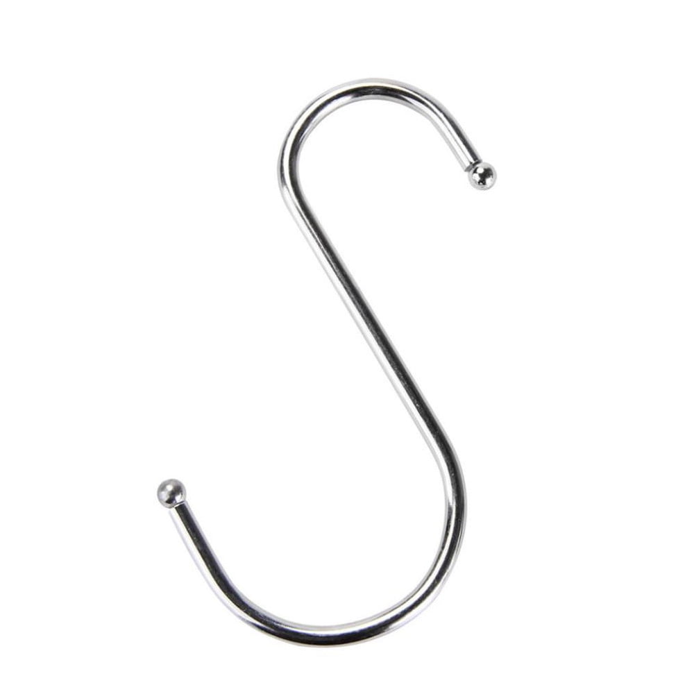 Stainless Steel S Hooks,Heavy Duty Hanging Hooks for Kitchen, Closet & Garage - Multi-Purpose Utility Hooks for Pots, Pans, Clothes, Towels & โ image 2
